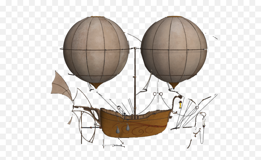 Blue Hot Air Balloon Png Svg Clip Art For Web - Download Air Ship Balloon Clipart,Hot Air Balloon Png