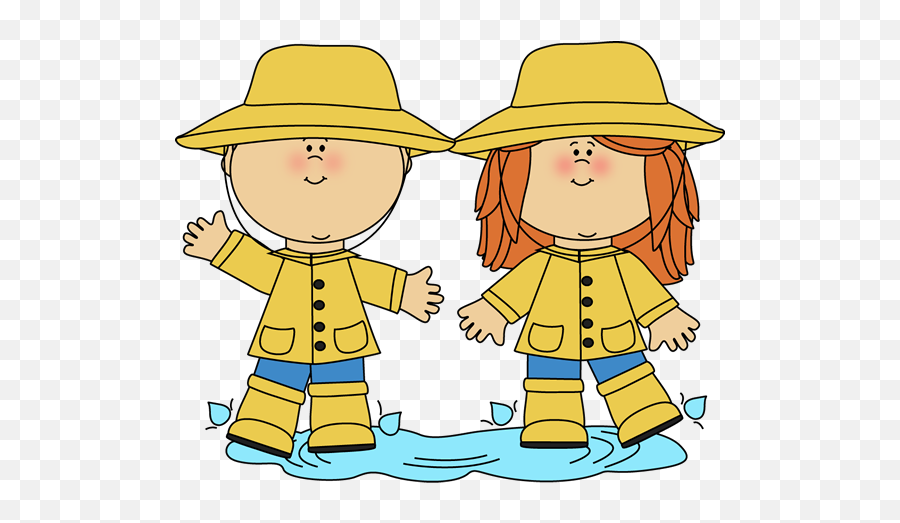 Kids Playing In A Rain Puddle Clip Art - Kids Playing In A Jumping In  Puddles Clipart Png,Water Puddle Png - free transparent png images -  
