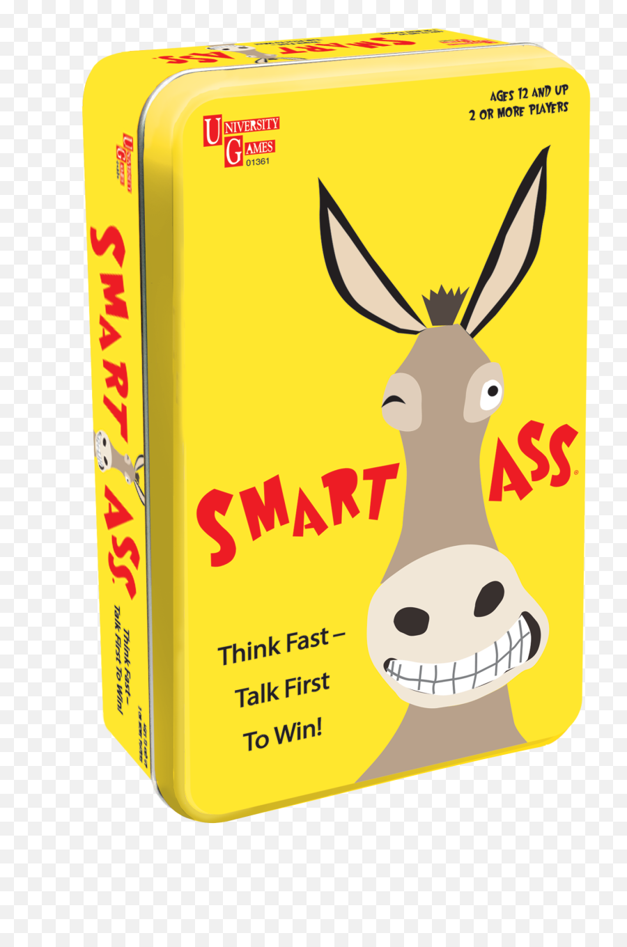 Smart Ass Card Game Tin University Games - Smart Ass The Card Game Png,Ass Png