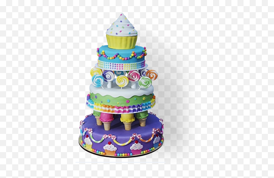 Custom Birthday Cakes In Nyc - Delivery Available Candyland Birthday Cake Png,Happy Birthday Cake Png