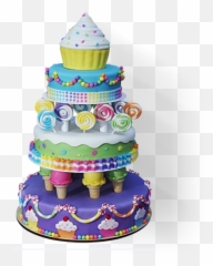 Custom Birthday Cakes In Nyc - Delivery Available Candyland png