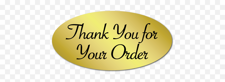 Thank You Sticker Png 5 Image - Thank You Stickers For Customer,Gold Sticker Png