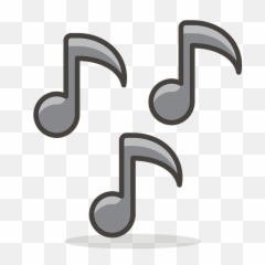 Musical Notes Free Icon Of 780 Vector Emoji - Notas Musicales Png