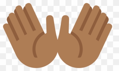 Open Hands Sign - Clipart png