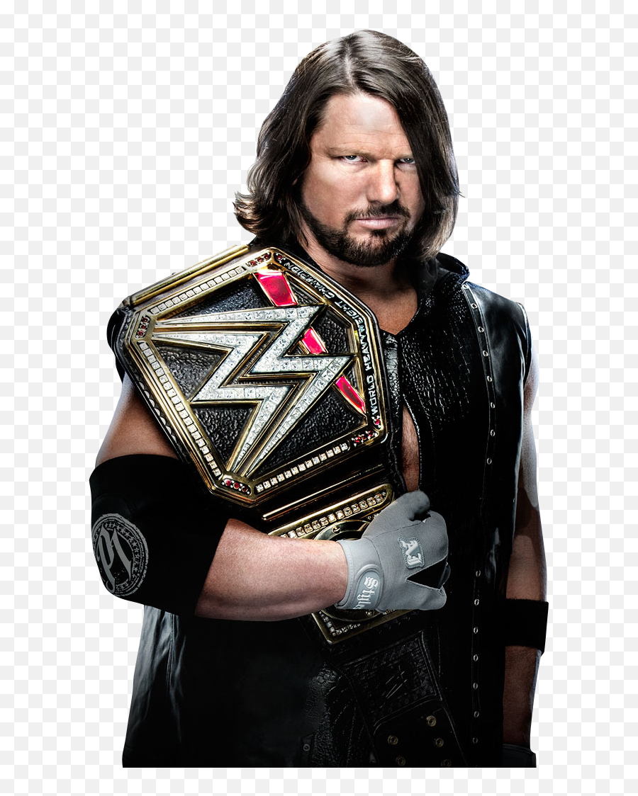 Ecw Wrestling Superstars - Aj Styles Wwe Champion Png,Aj Styles Logo Png