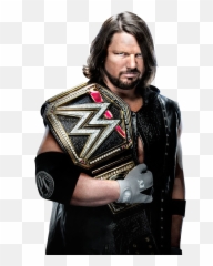 Ecw Wrestling Superstars - Aj Styles Wwe Champion Png,Aj Styles Logo Png