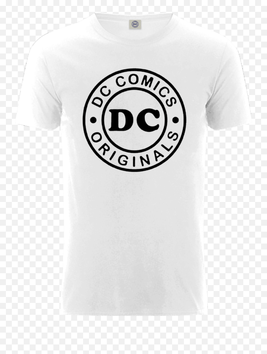Dc Comics Originals Logo White T - Dc Comics Logo T Shirt Png,Dc Comics Logo Png