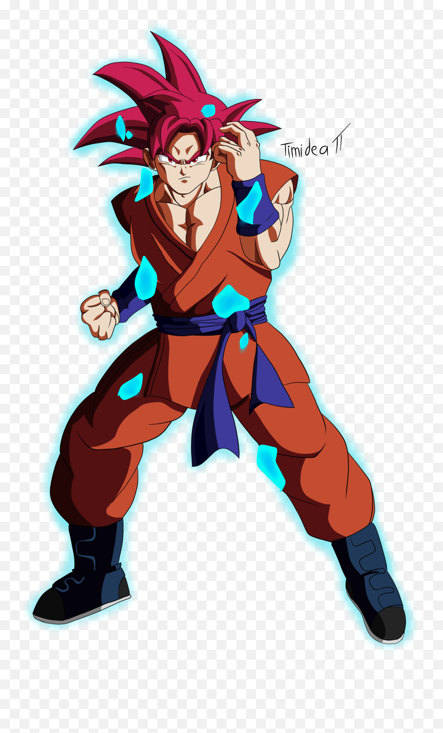 Oc Super Saiyajin God Goku Whis Gi Dbz - Super Saiyan God Goku Whis Gi  Png,Super Saiyan Goku Png - free transparent png images 
