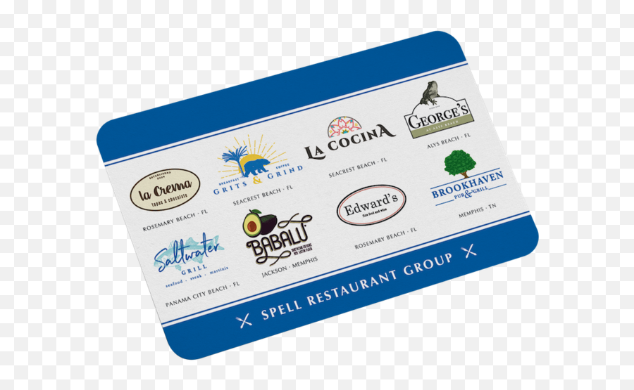 Gift Cards Saltwater Grill - Horizontal Png,Gift Card Png