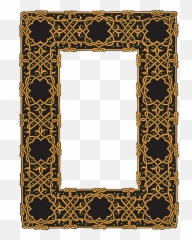 Border - Celtic Frame Png