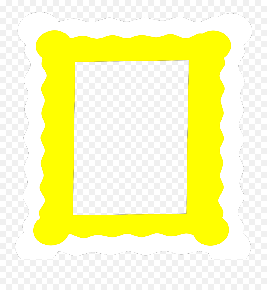 Yellow Frame Clip Art - Vertical Png,Yellow Frame Png