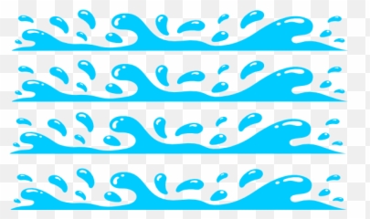Blue Water Splash Clip Art - Well Drilling Clipart png