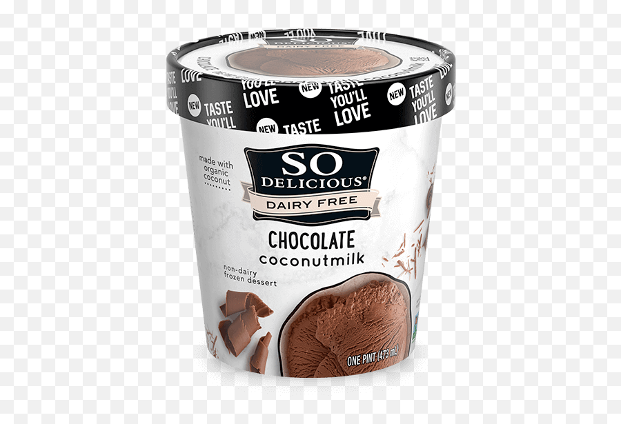 Chocolate Coconutmilk Frozen Dessert So Delicious Dairy Free - So Delicious Almond Milk Ice Cream Png,Dessert Png