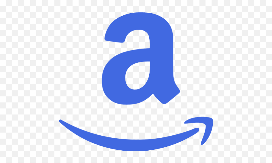 Royal Blue Amazon Icon - Free Royal Blue Site Logo Icons Dark Blue Amazon Logo Png,Amazon Logo Font