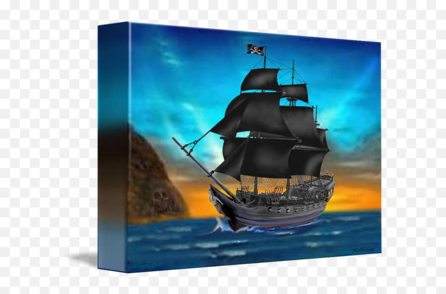 Pirate Ship - Sunset With A Pirate Ship Png,Pirate Ship Logo