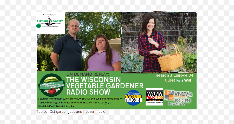 Radio The Wisconsin Vegetable Gardener - Leisure Png,Gardener Png