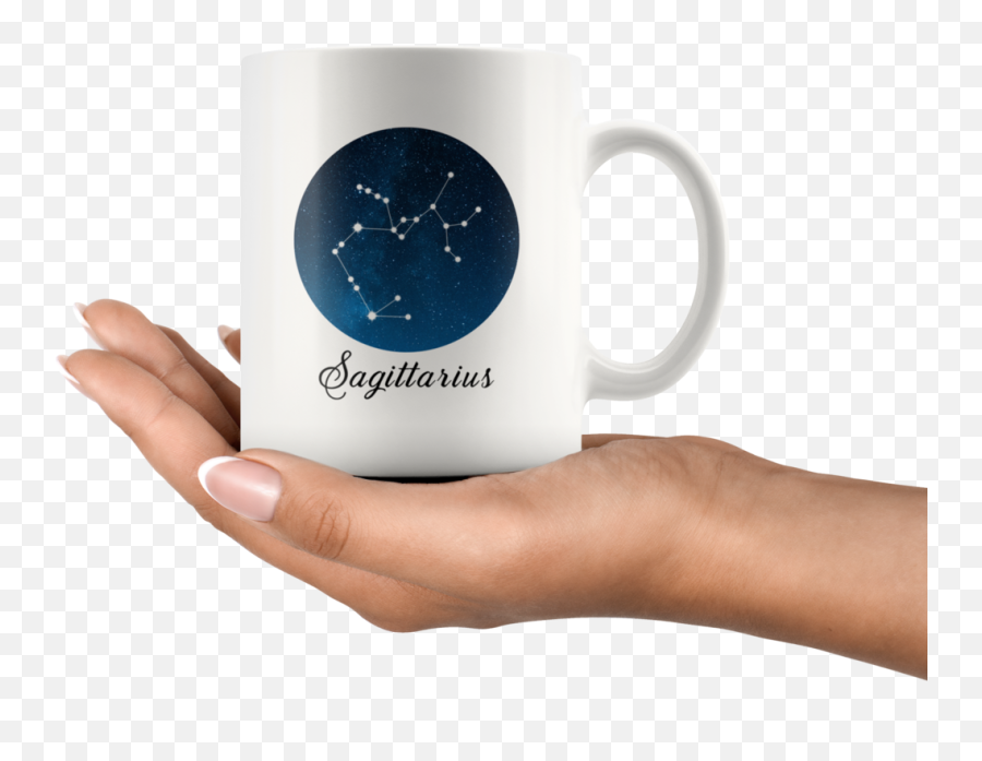 Sagittarius Constellation Mug - Mug Png,Sagittarius Logo
