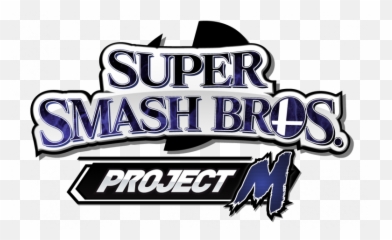 Super Smash Bros Project M Logo - png