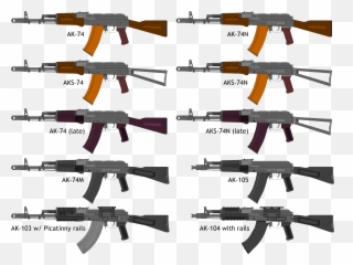 Download Ak Family Of Rifles - 103 Vs 104 PNG Image 74