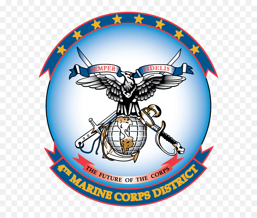 United States Marine Corps - 4th Marine Corps District Png,Usmc Logo Vector