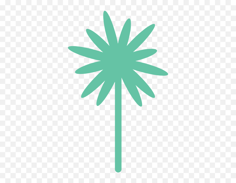 Straight Palm Tree Graphic - Clip Art Free Graphics Illustration Png,Palm Tree Vector Png