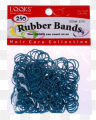 Lqqks Rubber Band Blue 250pcpk Wholesale Beauty Supplies - Synthetic Rubber Png,Rubber Band Png