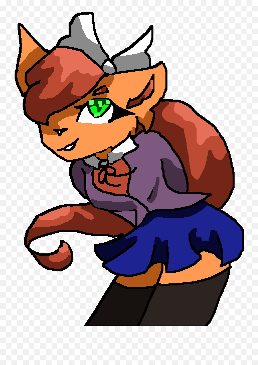 Pixilart - What If Monika Was A Furry By Theshipper Fictional Character Png,Monika Transparent