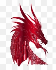 Design Of Crimson Dragon Head Png - Dragon Head Png,Dragon Head Png