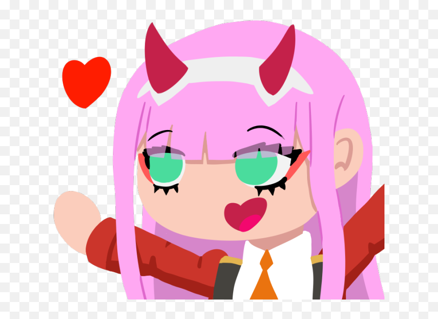 Download Made Some Zero Two Emotes For - Emote Discord Servers Png,Pink Discord Logo