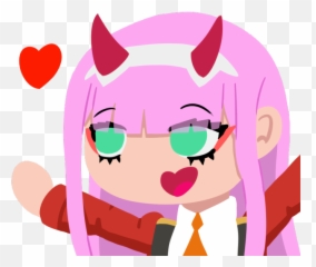 Download Made Some Zero Two Emotes For - Discord Servers Png