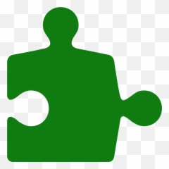 Free Puzzle Piece Icon Clipart - Full Size 2579876 Green Jigsaw Png