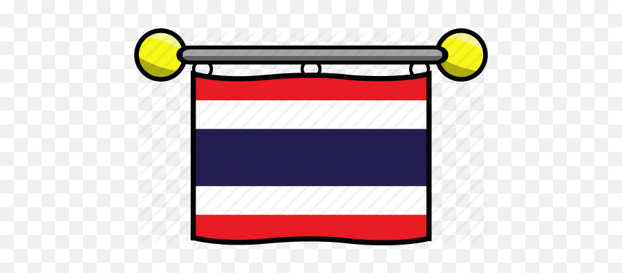 Country Flag Flags Thailand Icon - Download On Iconfinder Vertical Png,Thai Flag Icon
