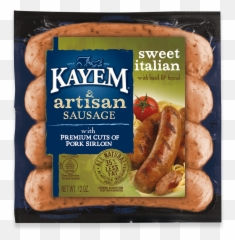 Artisan Sweet Sausage Kayem - Bratwurst Png,Sausage Transparent