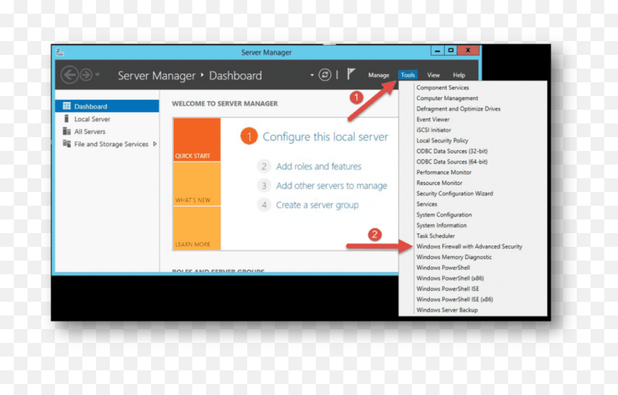 How To Configure Windows Server 2012 - Vertical Png,Windows 7 Control Panel Icon To Change Network Settings