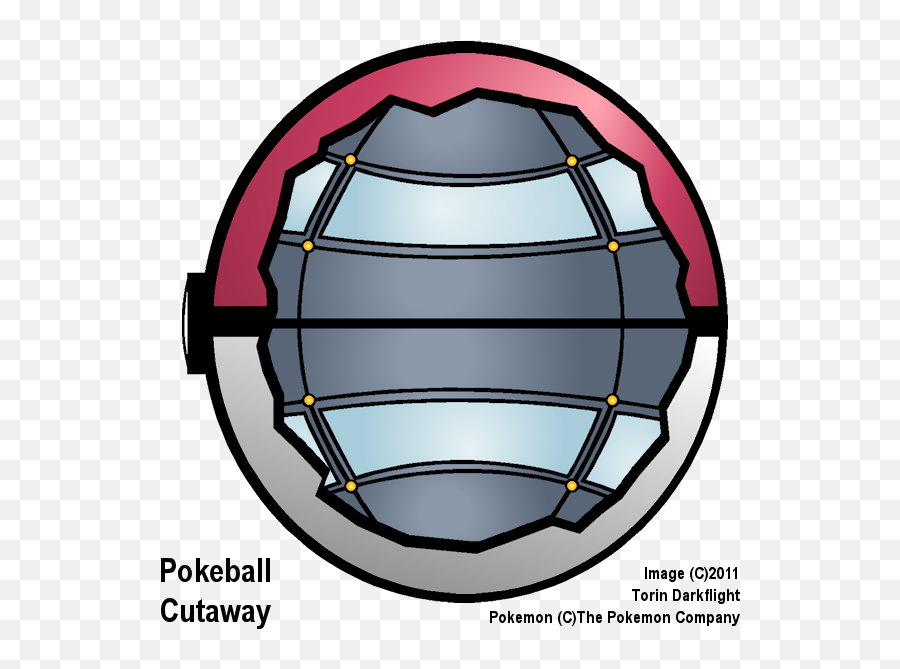 Pokeball Cutaway U2014 Weasyl - Circle Png,Pokeball Transparent