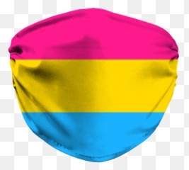 Pansexual Flag Face Mask - Vertical Png,Pansexual Flag Icon