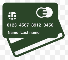 Please Choose A Payment Option - Credit Card Slip Icon Cards Silhouette Png