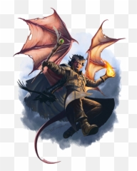 Search Wagoio - Male Winged Tiefling Wizard png
