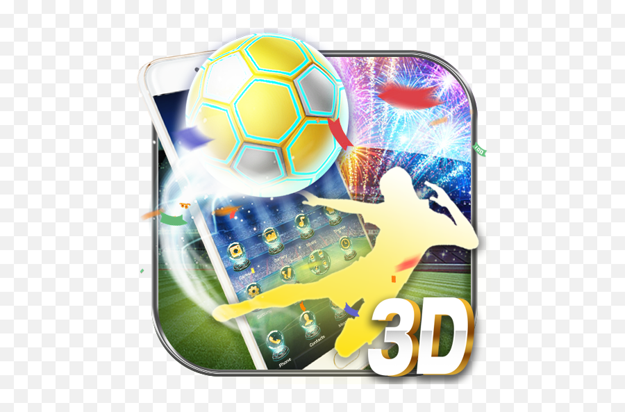 Huge Gold Football 3d Theme 116 Download Android Apk Aptoide - For Soccer Png,Download Icon Folder Keren