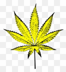 Png Clip Art - 18 Download Clip Art Icon Arts Yellow Marijuana Leaf Png