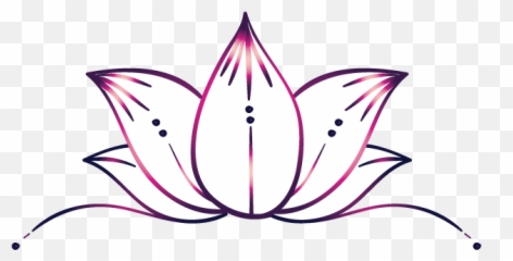 Create Flower Logo For Free - HandDrawn Lotus Template Nymphaea Nelumbo png