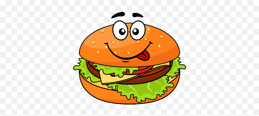 Cheese Burger Clip Art - Hamburger Cartoon Png,Cartoon Burger Png