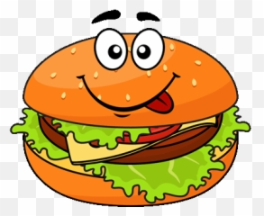 Cheese Burger Clip Art - Hamburger Cartoon Png,Cartoon Burger Png