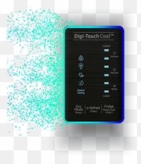 Single Door Refrigerators - DigiTouch Cool 5in1 Samsung Logo png