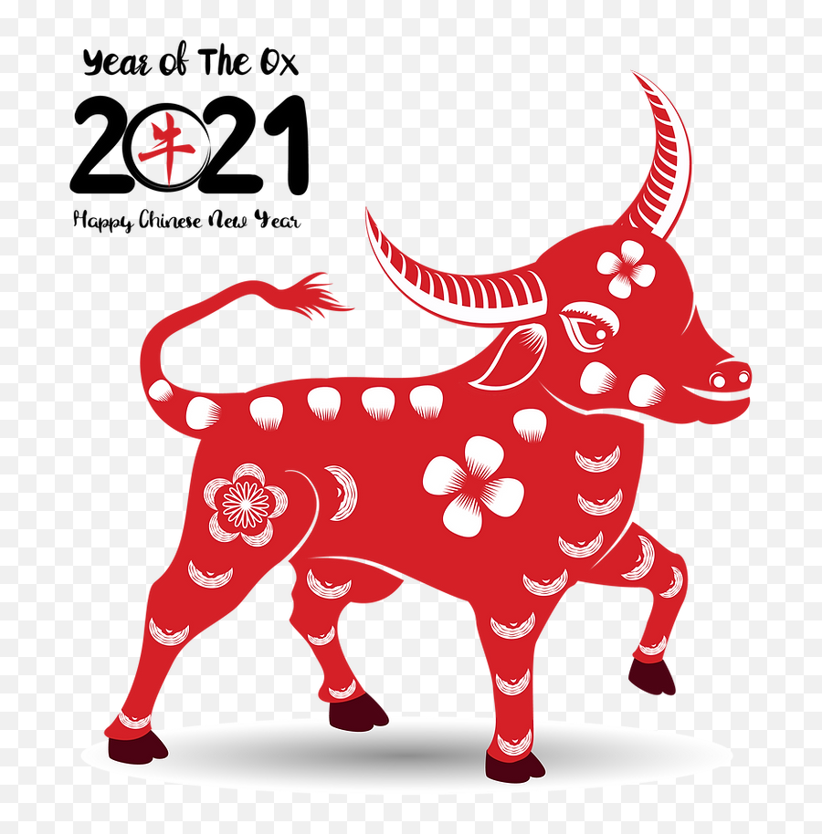 Year Of The Ox - Happy Chinese New Year 2021 Free Download Png,Happy Chinese New Year Icon