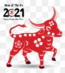 Year Of The Ox - Happy Chinese New 2021 Free Download png
