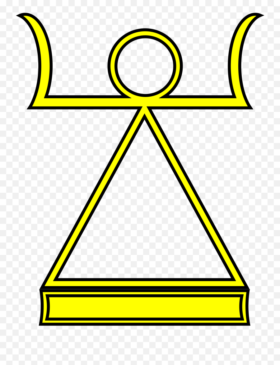 Sign Of Tanit - Wikipedia Triangle Shape With Word Png,Deity Icon