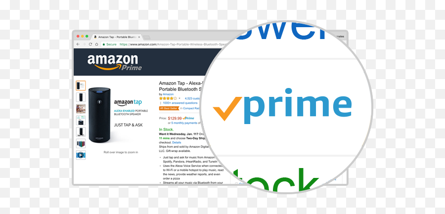 Flycrates - International Amazon Shipping Web Page Png,Amazon Prime Logo Transparent