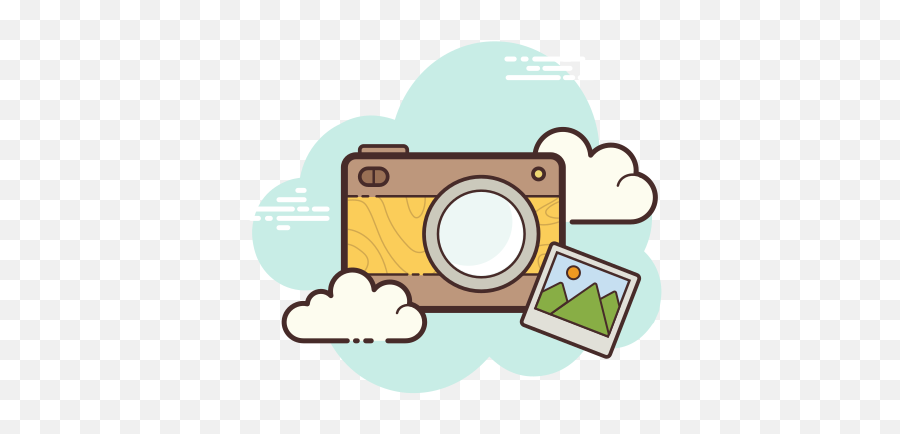 Compact Camera Icon In Cloud Style - Philosophy Png,Digital Camera Icon