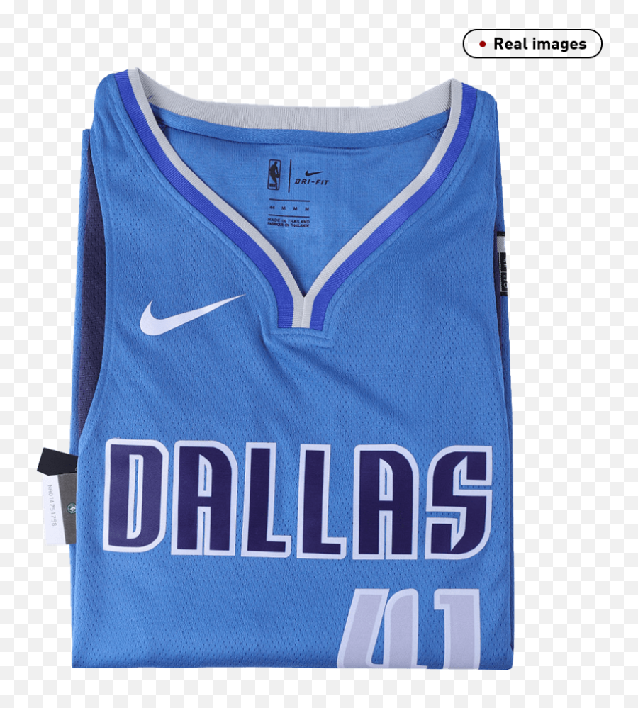Dallas Mavericks Dirk Nowitzki 41 Nike Royal Swingman Nba Jersey - Icon Edition Dallas Mavericks V Neck Png,Royal Icon
